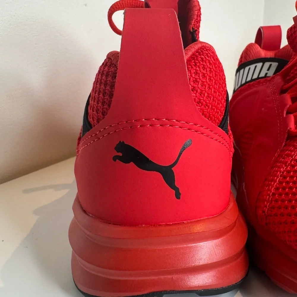 NWT  Puma Kids Softride Enzo NXT High Risk Red Youth Sneakers size 4C - Picture 11 of 12